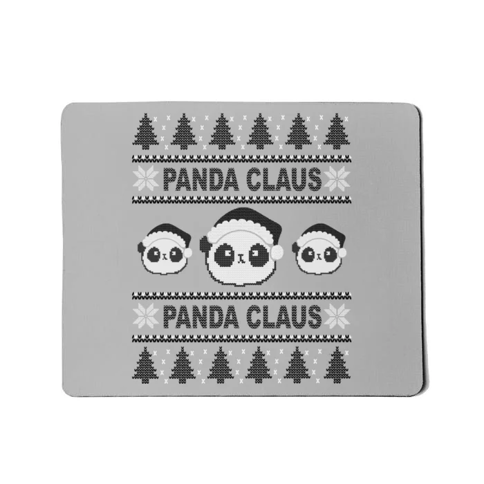 Cute Panda Claus Panda Christmas Gift Mousepad