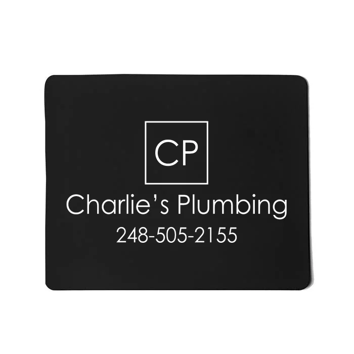 Charlie's Plumbing Custom Mousepad