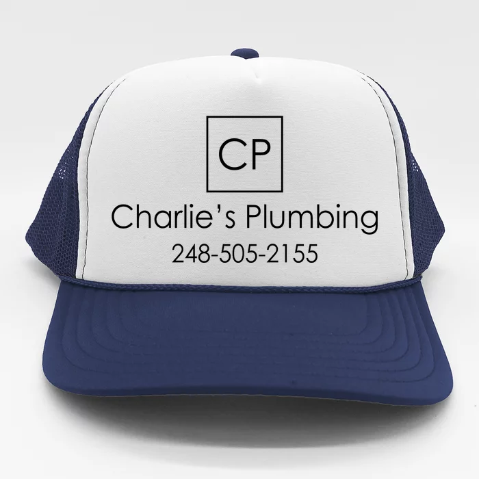 Charlie's Plumbing Custom Trucker Hat