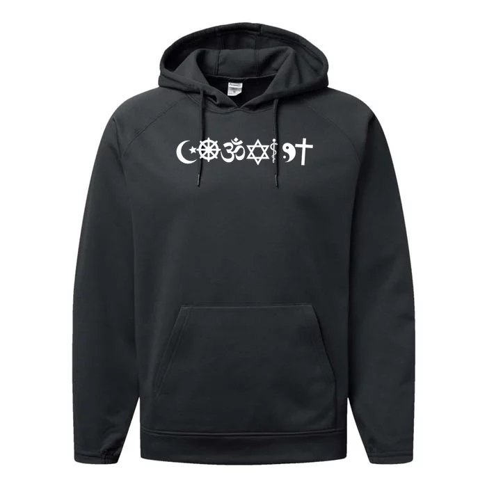 Coexist Peacefully Performance Fleece Hoodie