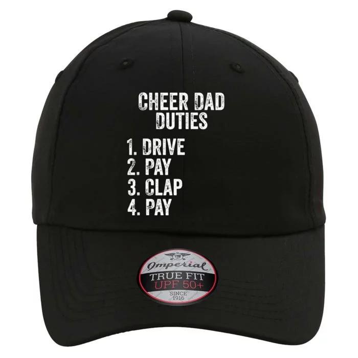 Cheerleading Papa Cheer Dad Duties Drive Pay Clap The Original Performance Cap