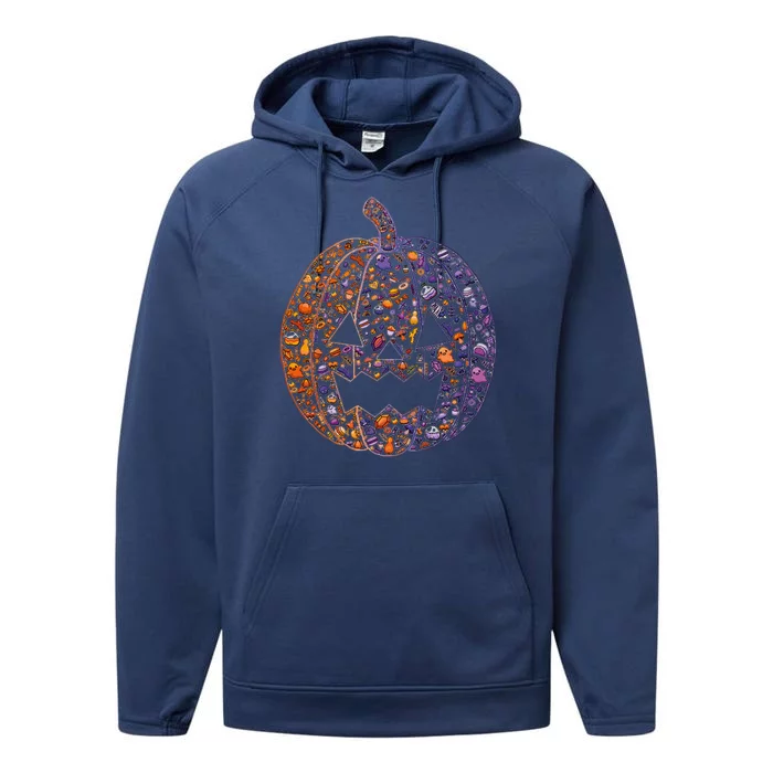 Candy Pumpkin Performance Fleece Hoodie