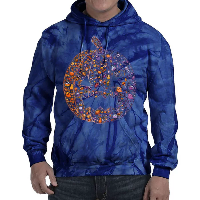 Candy Pumpkin Tie Dye Hoodie