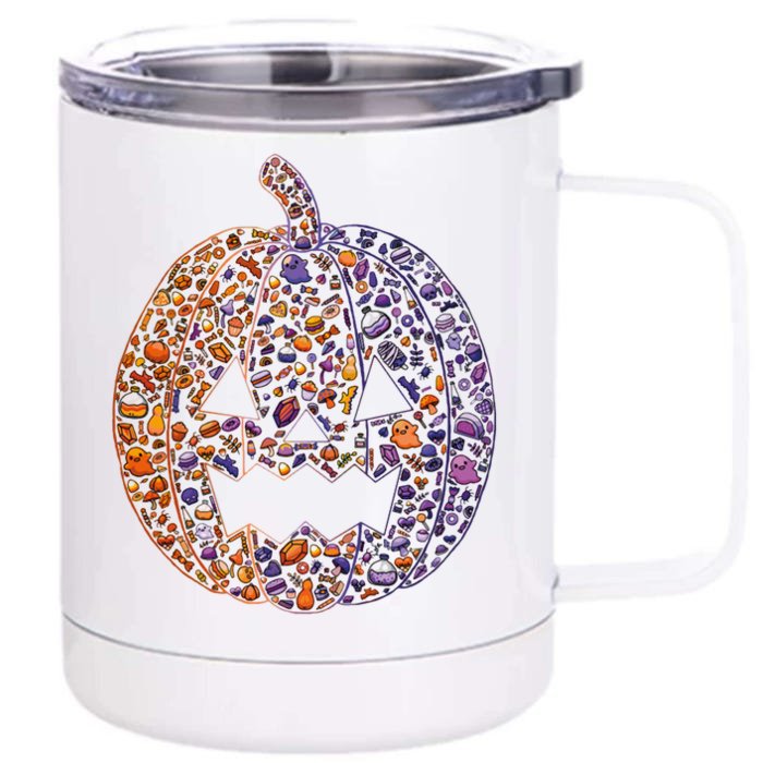 Candy Pumpkin 12 oz Stainless Steel Tumbler Cup