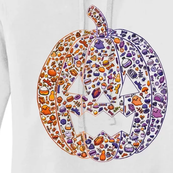 Candy Pumpkin Women's Pullover Hoodie