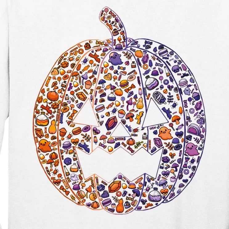 Candy Pumpkin Tall Long Sleeve T-Shirt