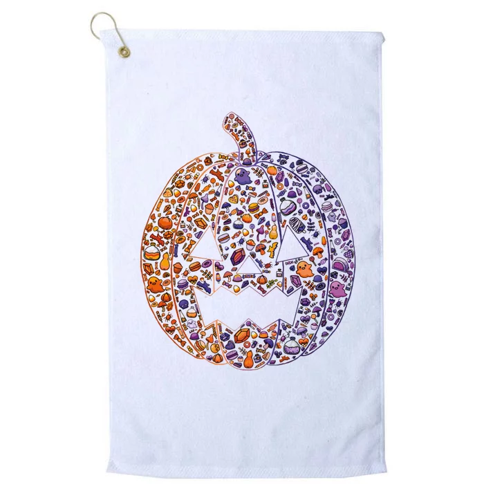 Candy Pumpkin Platinum Collection Golf Towel