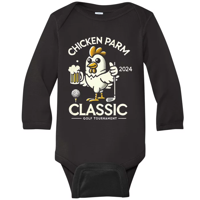 Chicken Parm Classic Baby Long Sleeve Bodysuit