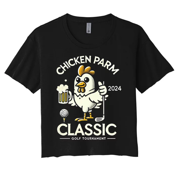 Chicken Parm Classic Women's Crop Top Tee