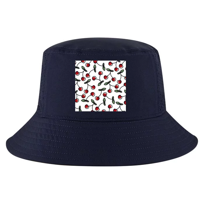 Cherry Pattern Cool Comfort Performance Bucket Hat