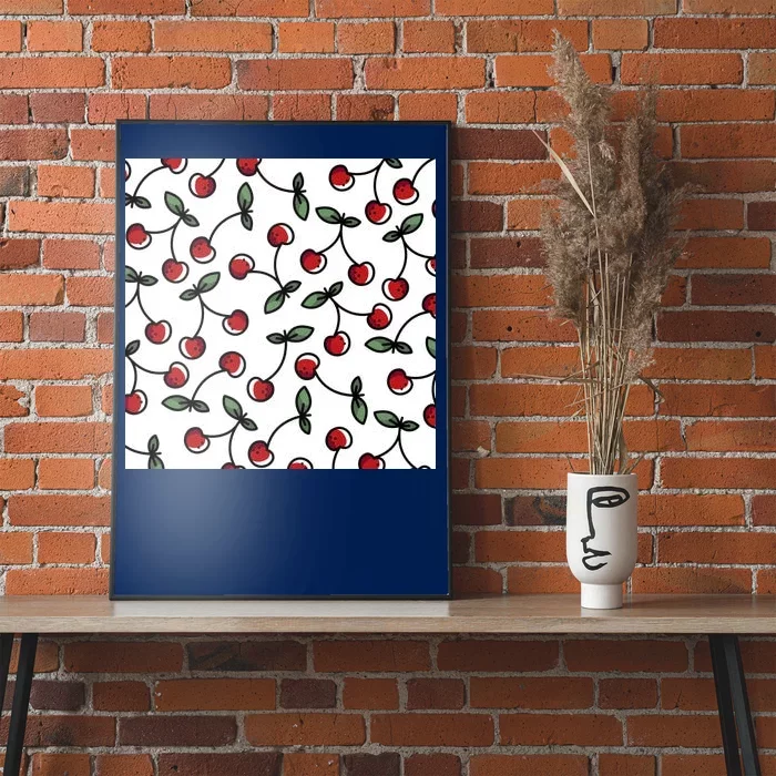 Cherry Pattern Poster