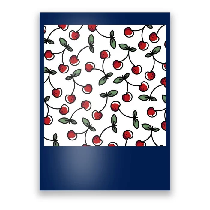 Cherry Pattern Poster