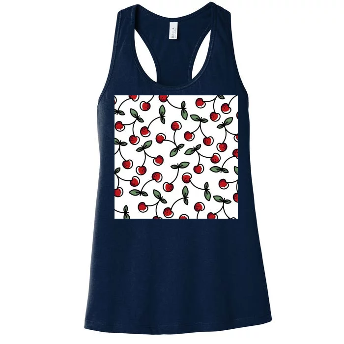 Cherry Pattern Women's Racerback Tank