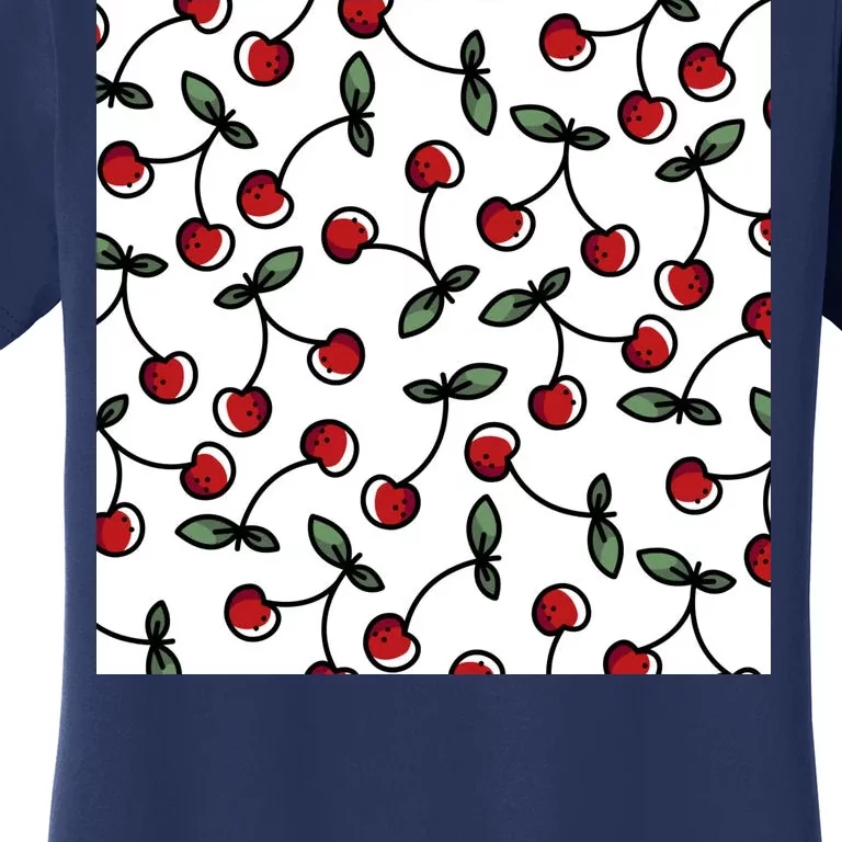 Cherry Pattern Women's T-Shirt