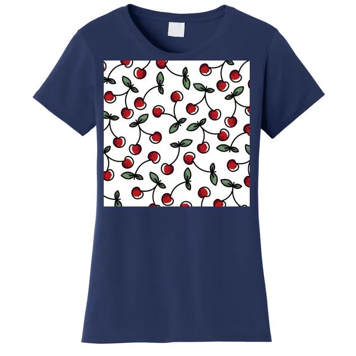 Cherry Pattern Women's T-Shirt