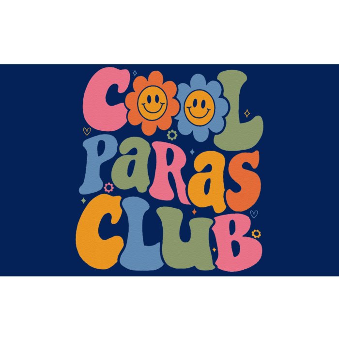 Cool Paras Club Paraprofessional Paraeducator Back To School Bumper Sticker