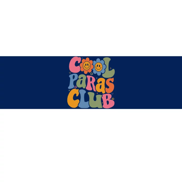 Cool Paras Club Paraprofessional Paraeducator Back To School Bumper Sticker