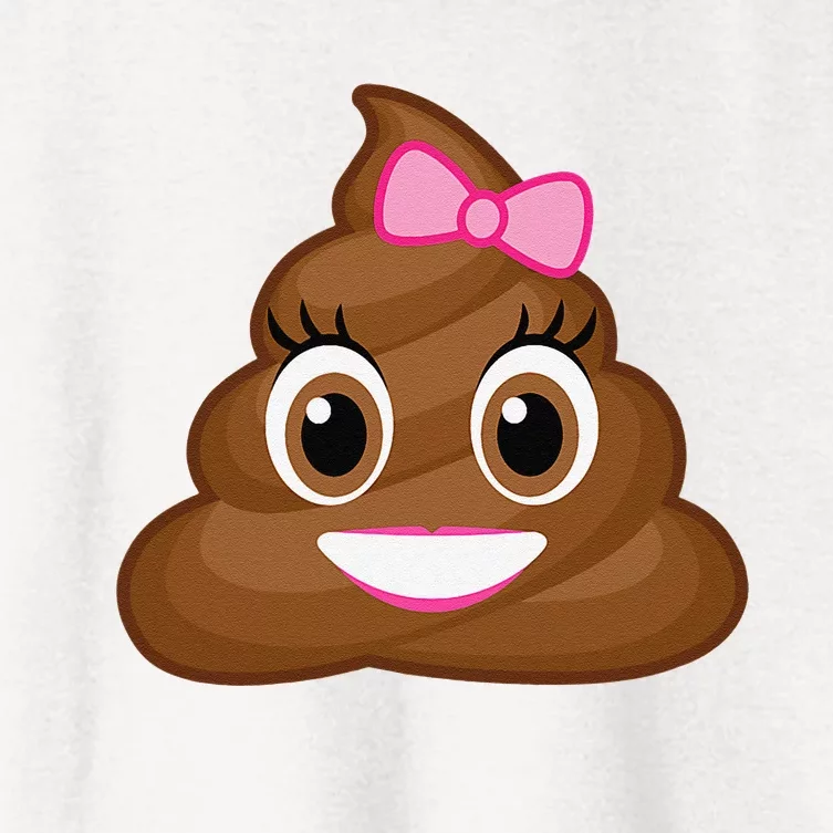 Cute Poop Women's Crop Top Tee