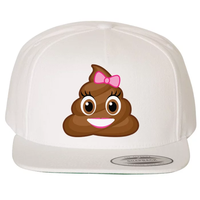 Cute Poop Wool Snapback Cap