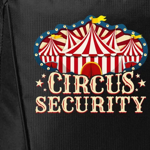 Circus Party Circus Security City Backpack