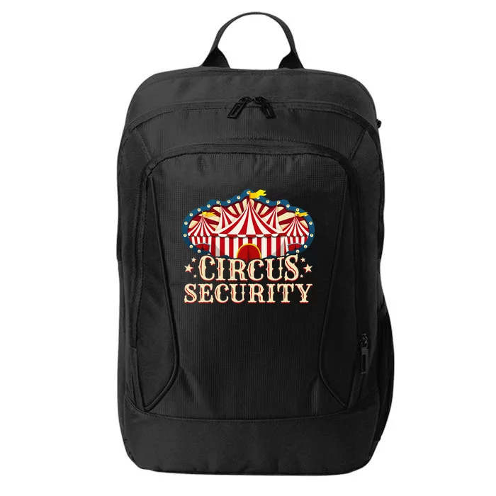 Circus Party Circus Security City Backpack