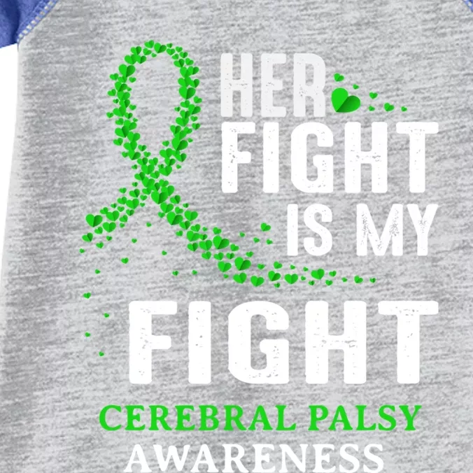 Cerebral Palsy Cp Awareness Brain Damage Green Ribbon Gift Infant Baby Jersey Bodysuit