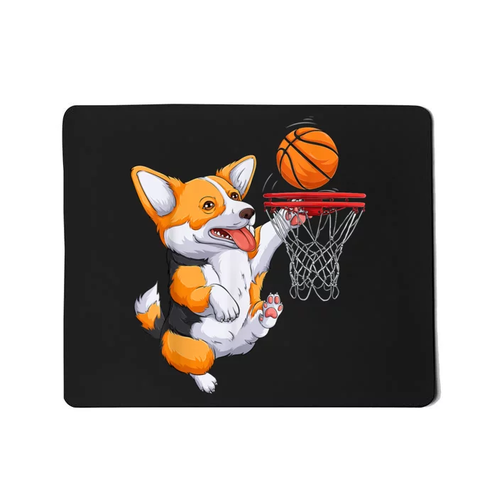 Corgi Puppy Corgi Basketball For Pet Lovers Mousepad