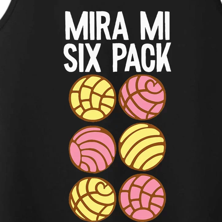 Conchas Pan Dulce Latina Mexican Mujer Concha Pastry Performance Tank