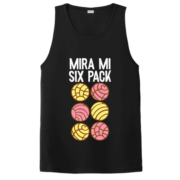 Conchas Pan Dulce Latina Mexican Mujer Concha Pastry Performance Tank