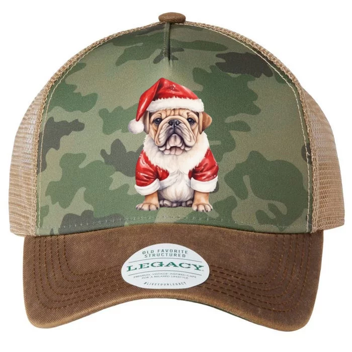 Christmas Pug Dog Cute Holiday Legacy Tie Dye Trucker Hat