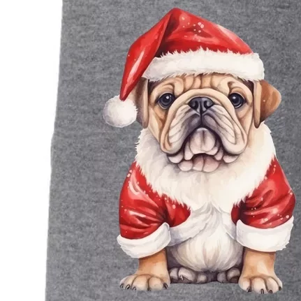 Christmas Pug Dog Cute Holiday Doggie 3-End Fleece Hoodie