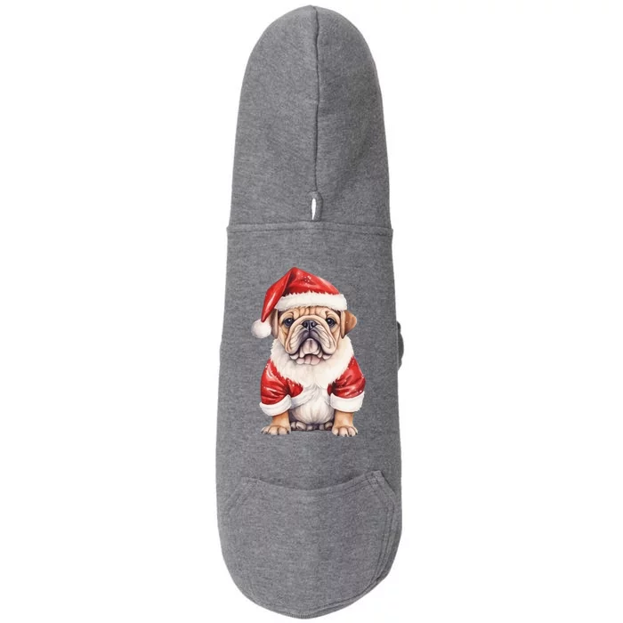 Christmas Pug Dog Cute Holiday Doggie 3-End Fleece Hoodie