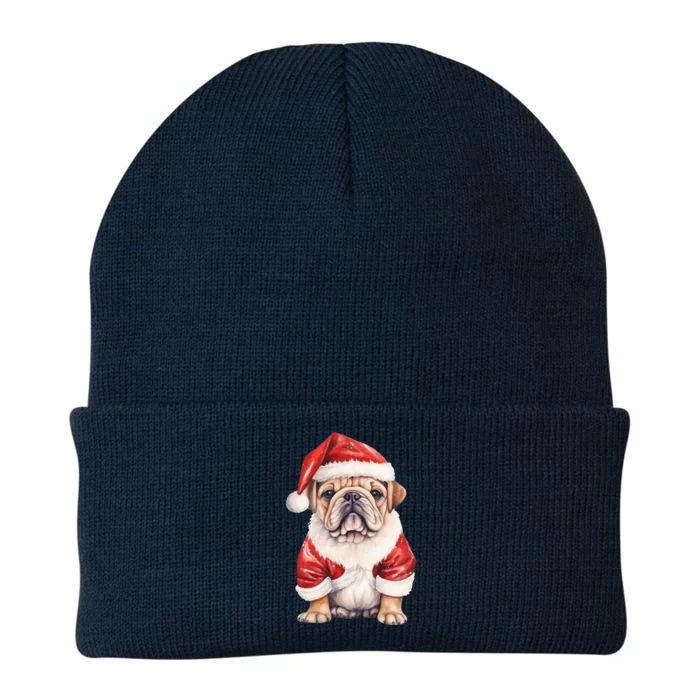 Christmas Pug Dog Cute Holiday Knit Cap Winter Beanie