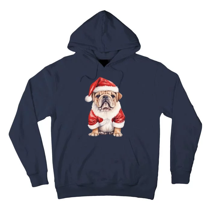 Christmas Pug Dog Cute Holiday Tall Hoodie