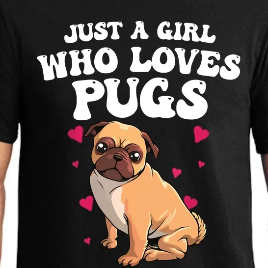 Cute Pug Designs For Women Girl Pet Dog Puppy Animal Pun Pajama Set