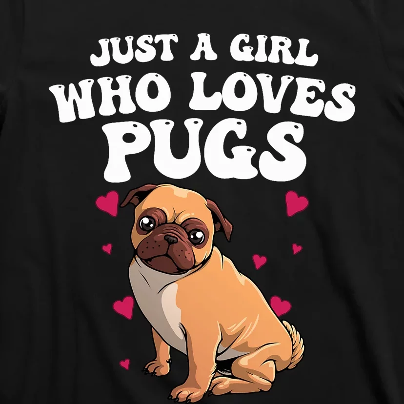 Cute Pug Design Dog Owner Puppy Pug Lover T-Shirt