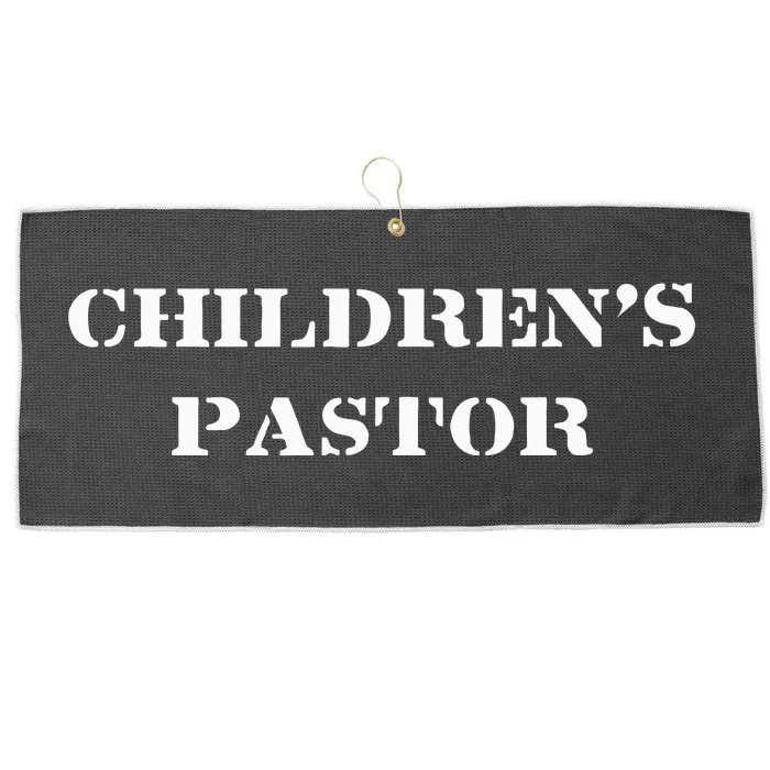 Childrens Pastor Design Christian Pastor Gift Large Microfiber Waffle Golf Towel