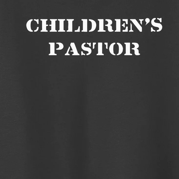 Childrens Pastor Design Christian Pastor Gift Toddler T-Shirt