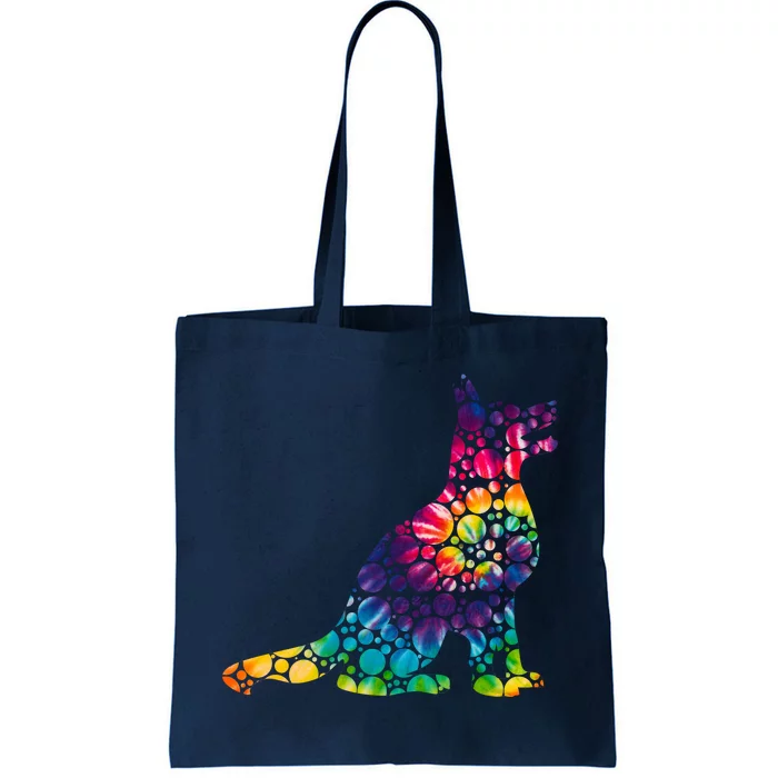 Colorful Polka Dots Dog International Dot Day Tote Bag