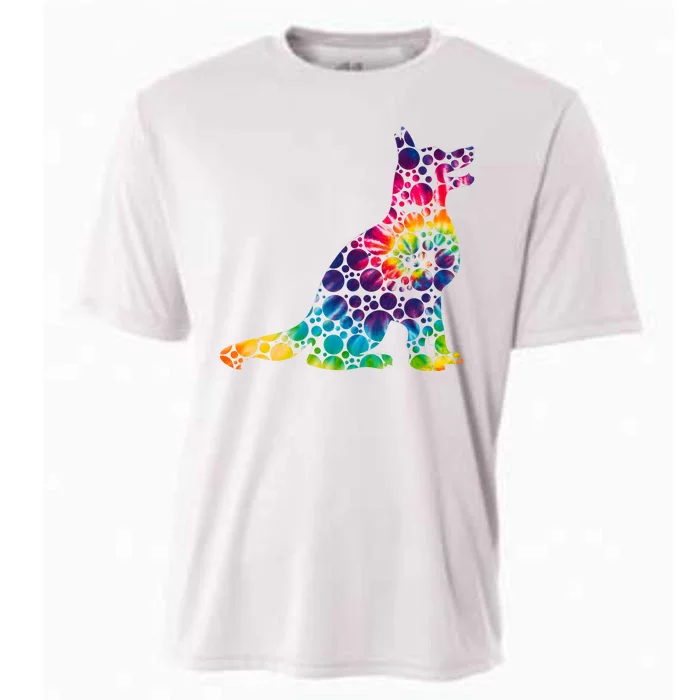 Colorful Polka Dots Dog International Dot Day Cooling Performance Crew T-Shirt