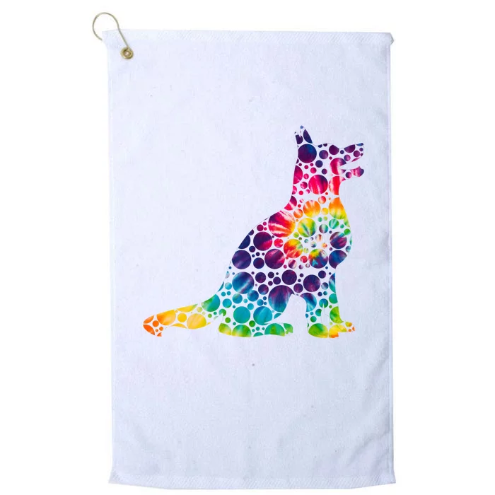 Colorful Polka Dots Dog International Dot Day Platinum Collection Golf Towel