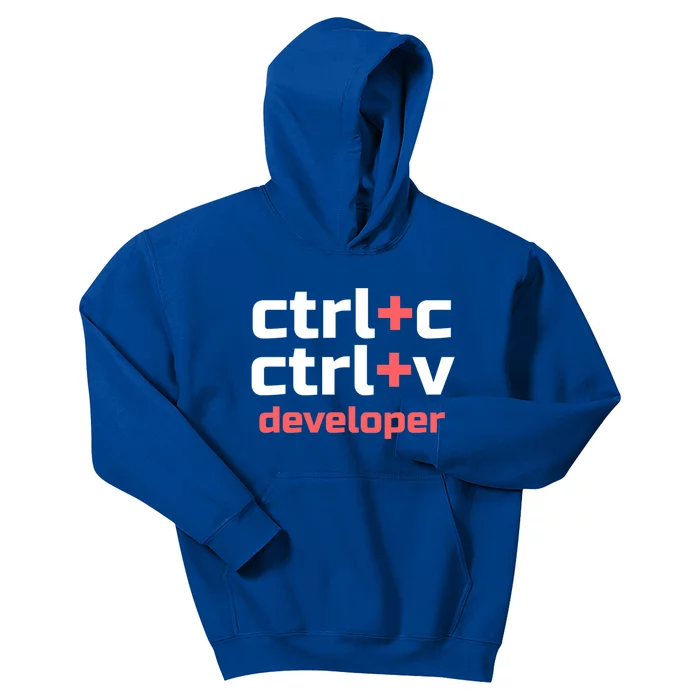 Copy Paste Developer Ctrl C Ctrl V Coder Gift Kids Hoodie