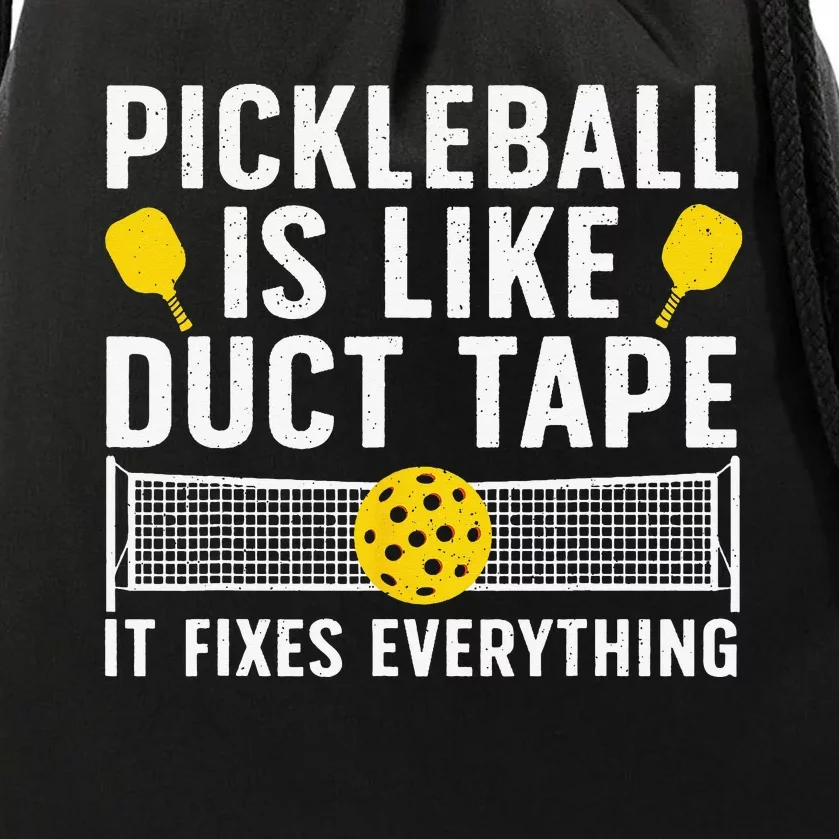 Cute Pickleball Design For  Paddle Sport Players Drawstring Bag