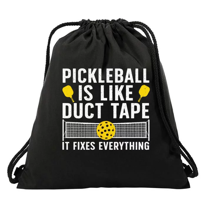 Cute Pickleball Design For  Paddle Sport Players Drawstring Bag