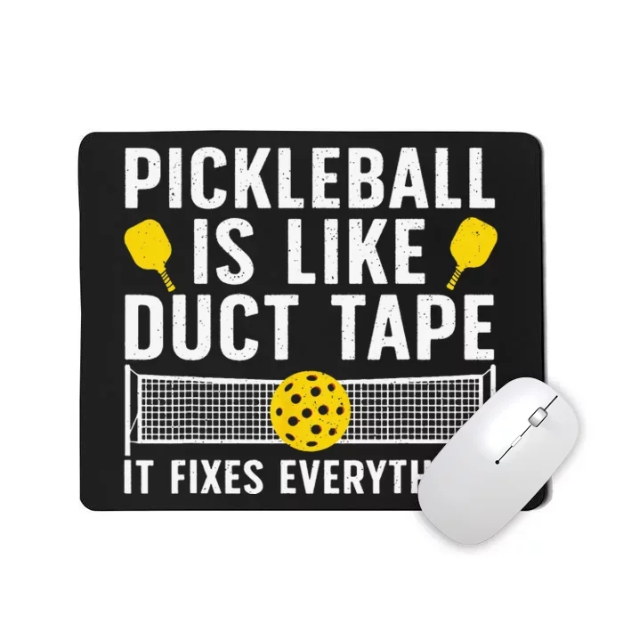 Cute Pickleball Design For  Paddle Sport Players Mousepad