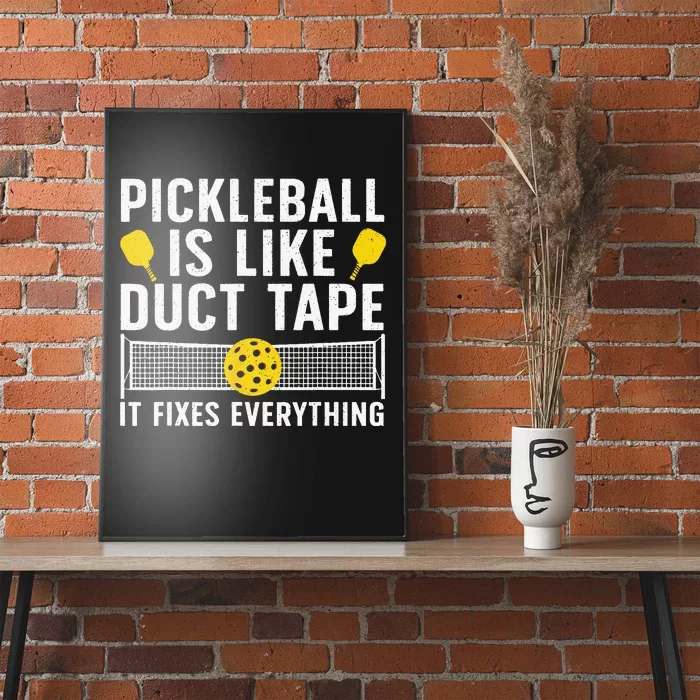 Cute Pickleball Design For  Paddle Sport Players Poster