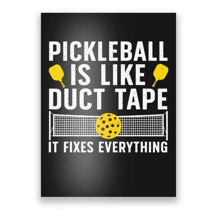 Cute Pickleball Design For  Paddle Sport Players Poster