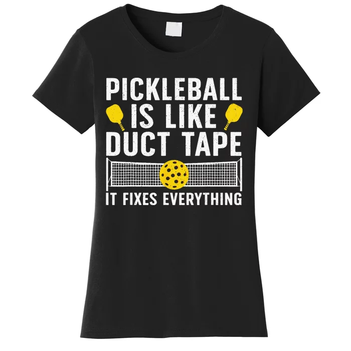 Cute Pickleball Design For  Paddle Sport Players Women's T-Shirt