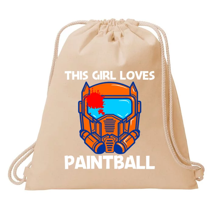 Cool Paintball Design Mom Air Weapon Splatter Game Cool Gift Drawstring Bag