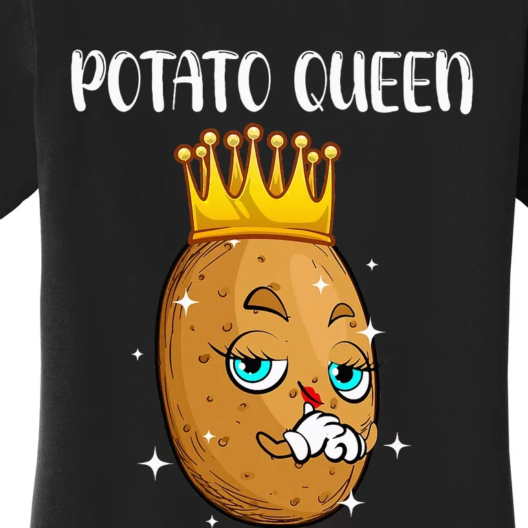 Cute Potato Design Vegetable Potato Lovers Women's T-Shirt